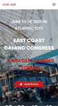 Mobile Screenshot of eastcoastgamingcongress.com